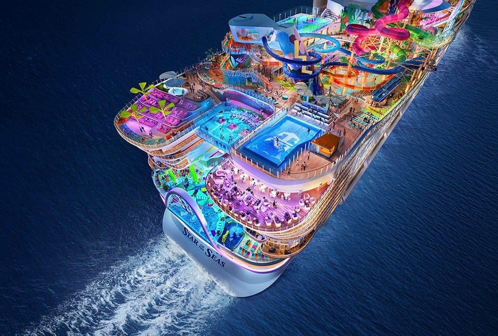 Debuting August 2025 in Port Canaveral (Orlando), Florida, Royal Caribbean International’s Star of the Seas is the next bold combination of every vacation – from the beach retreat to the resort escape and the theme park adventure. Star’s all-encompassing Icon Class lineup has experiences in store for every type of family and vacationer to make memories their way every day, without compromise.