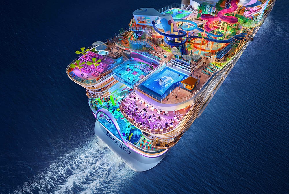 Debuting August 2025 in Port Canaveral (Orlando), Florida, Royal Caribbean International’s Star of the Seas is the next bold combination of every vacation – from the beach retreat to the resort escape and the theme park adventure. Star’s all-encompassing Icon Class lineup has experiences in store for every type of family and vacationer to make memories their way every day, without compromise.