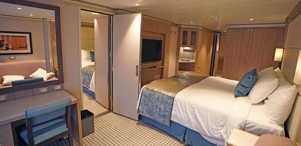 Holland America Line added five new, larger ocean view staterooms aboard Koningsdam