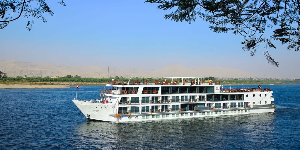 Viking River Cruise Ship on the Nile River