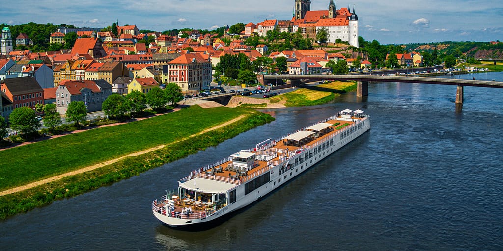 Viking River Cruise Ship on the Seine