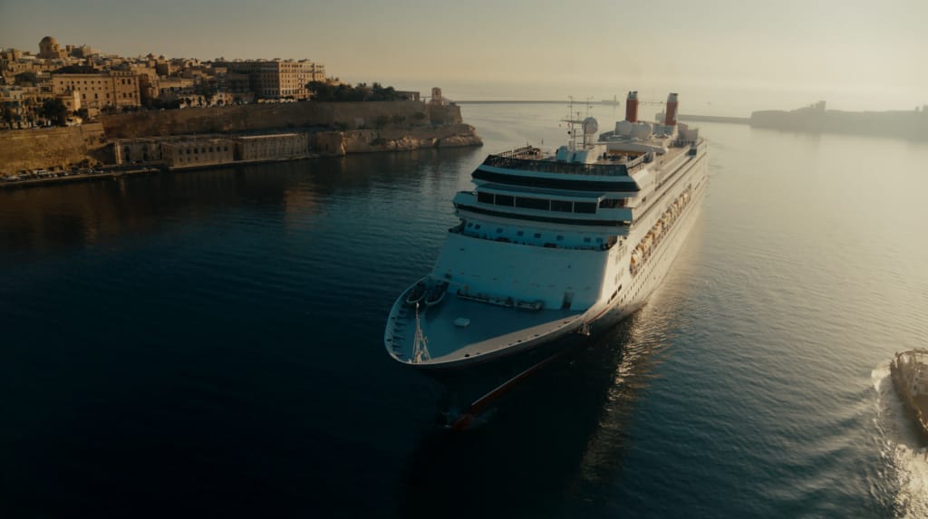 Fred. Olsen Cruise Lines - Ship in Valetta Harbour - © Fred. Olsen Cruise Lines 2023.