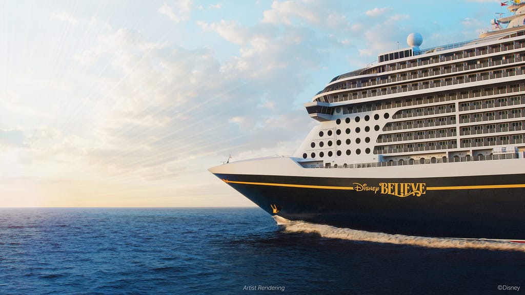 Disney Cruise Lines' Disney Believe - Rendered Image