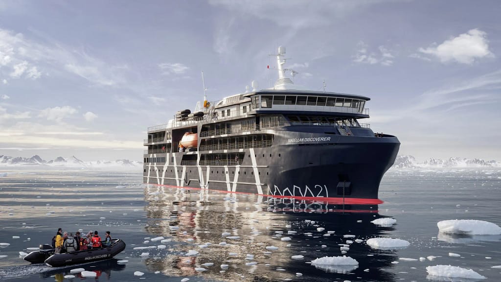 3D Artistic Rendering of Magellan Discoverer