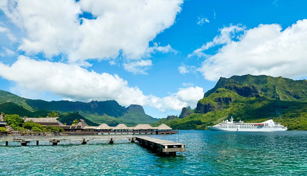 Windstar Cruises' Star Breeze in Tahiti