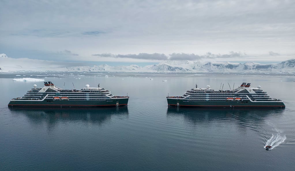 Seabourn Venture and Seabourn Pursuit in Antarctica