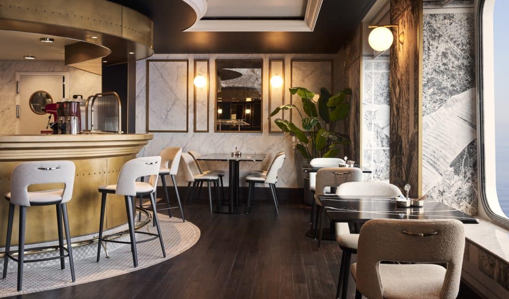 The Bistro onboard Crystal Symphony - © 2023 Crystal Cruises Ltd