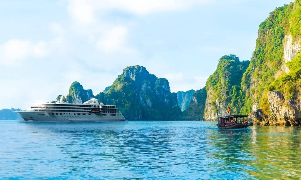 Windstars' Star Seeker in Halong Bay, Rendered Image