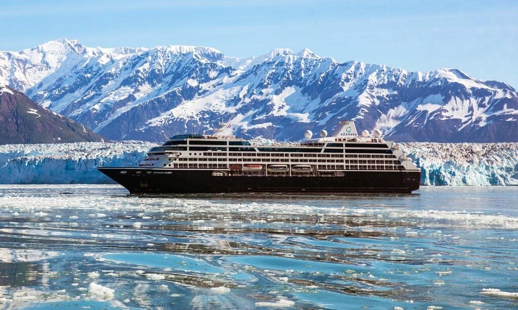Azamara Quest sailing in Alaska