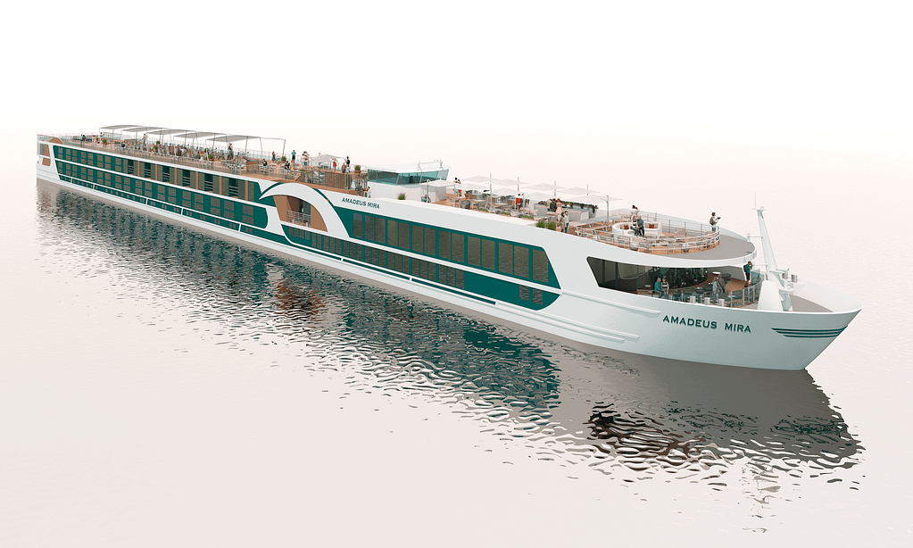Amadeus River Cruises' Amadeus Mira - Rendered Image