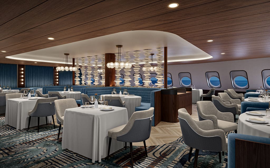 Windstar Cruises' Wind Surf - Amphora Main Dining Room