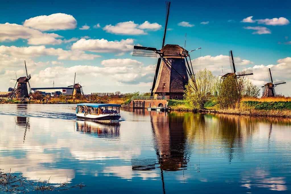 The UNESCO‑listed windmills of Kinderdijk