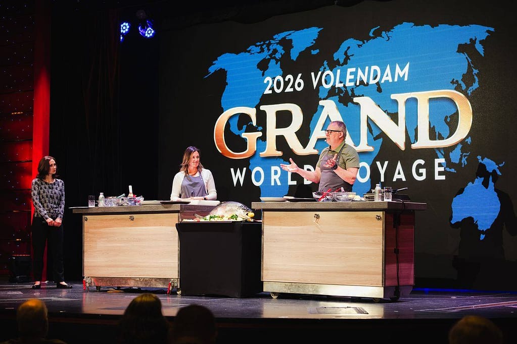 Celebrated Seattle-based chef and Holland America Line Culinary Ambassador Ethan Stowell recently joined Volendam’s Grand World Voyage from April 29 to May 3
