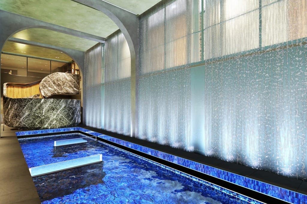 Mandara Spa and Salon waterfall - Rendered Image