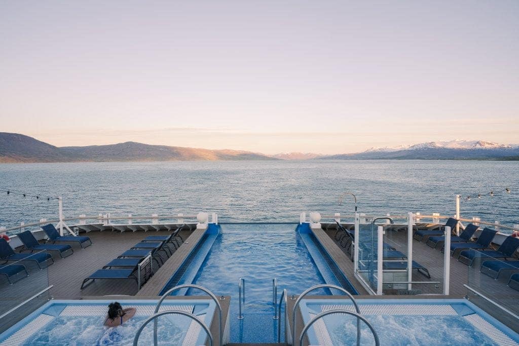 HX - Hurtigruten Expeditions - Pool Deck on MS Fridtjof Nansen