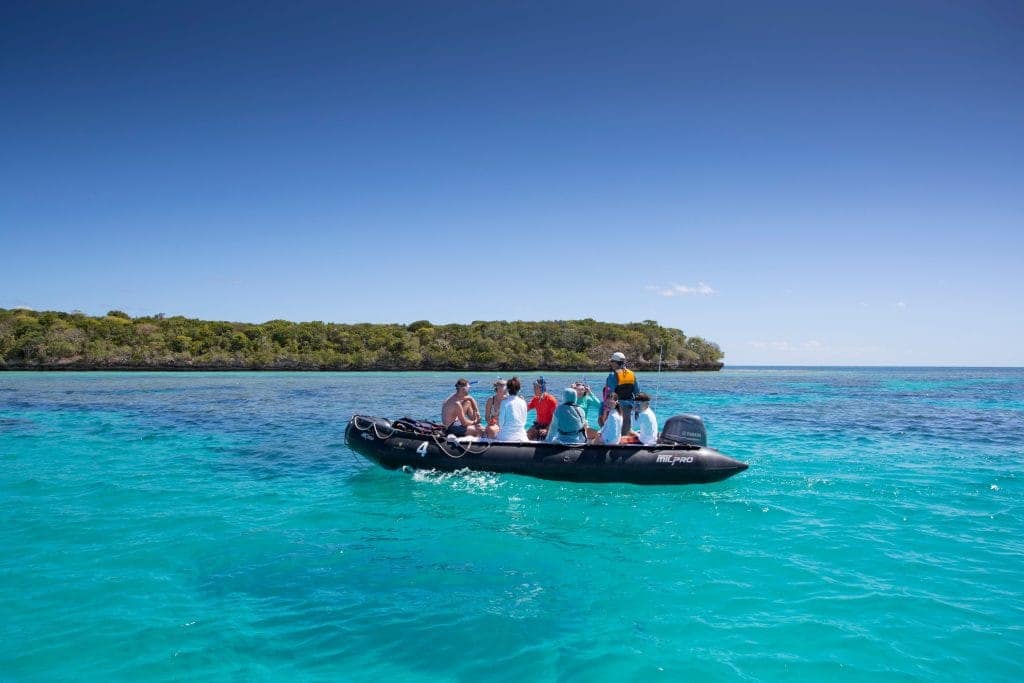 Seabourn Zodiac exploration near Isle of Pines