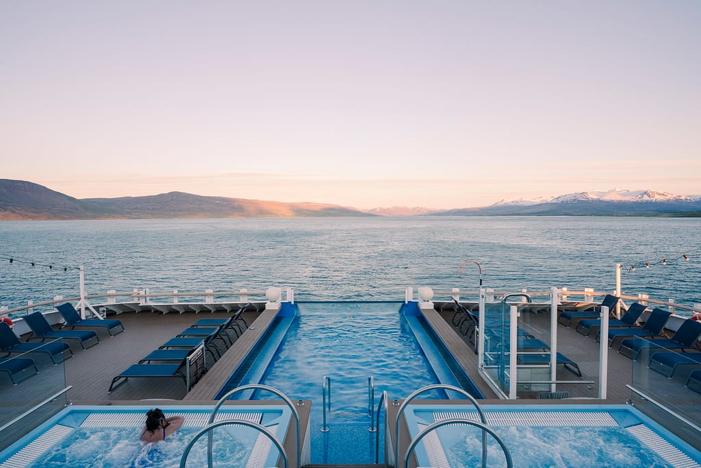 HX - Hurtigruten Expeditions - Pool Deck on MS Fridtjof Nansen