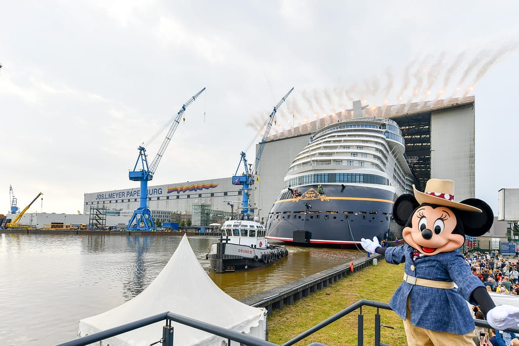 Disney Treasure floats out