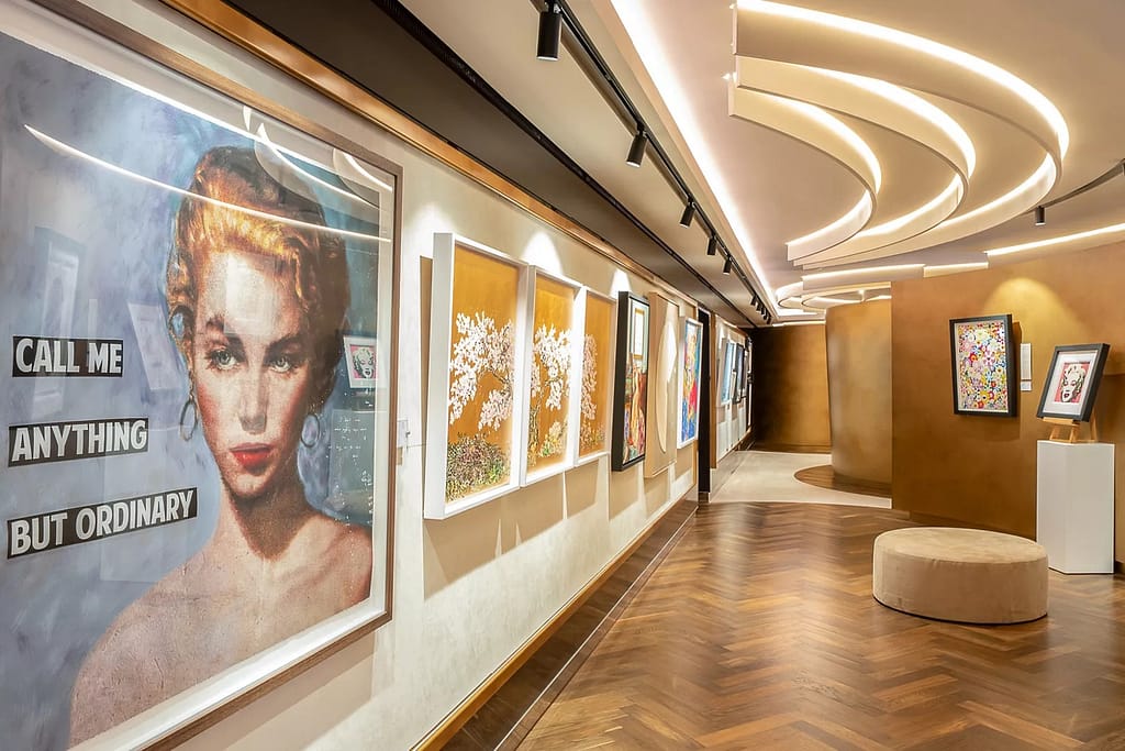 Explora Journeys has announced a new partnership with Clarendon Fine Art