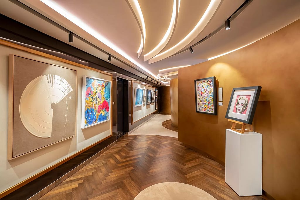 Explora Journeys has announced a new partnership with Clarendon Fine Art
