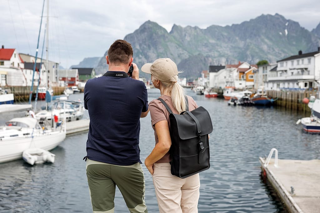 Guests from Havila Voyages in Lofoten