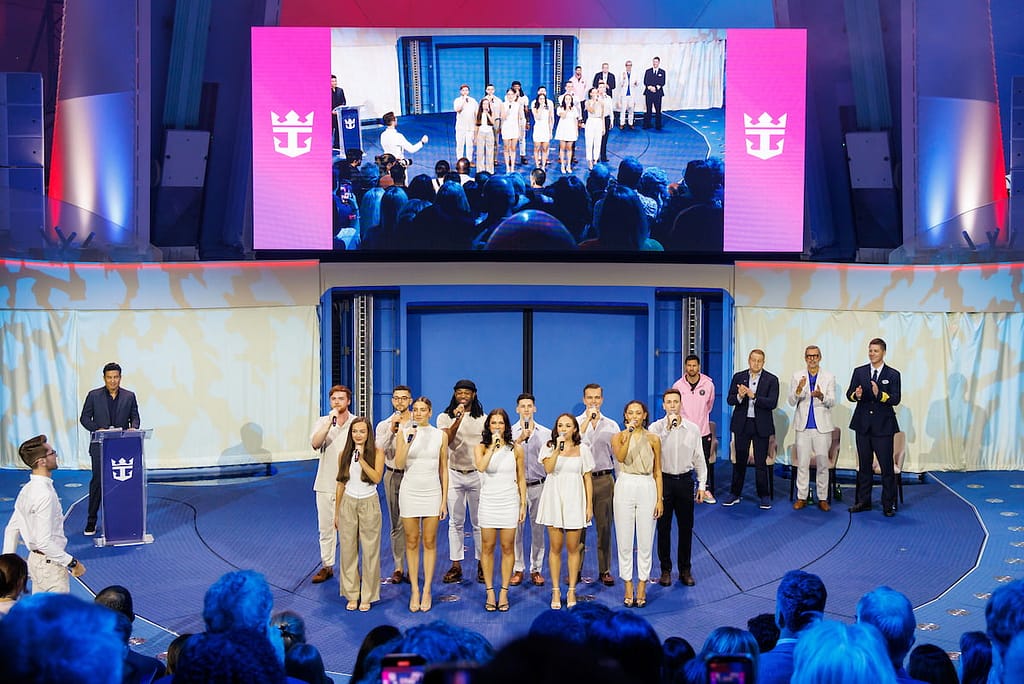 Royal Caribbean debuts its newest ship, Icon of the Seas Naming Ceremony
