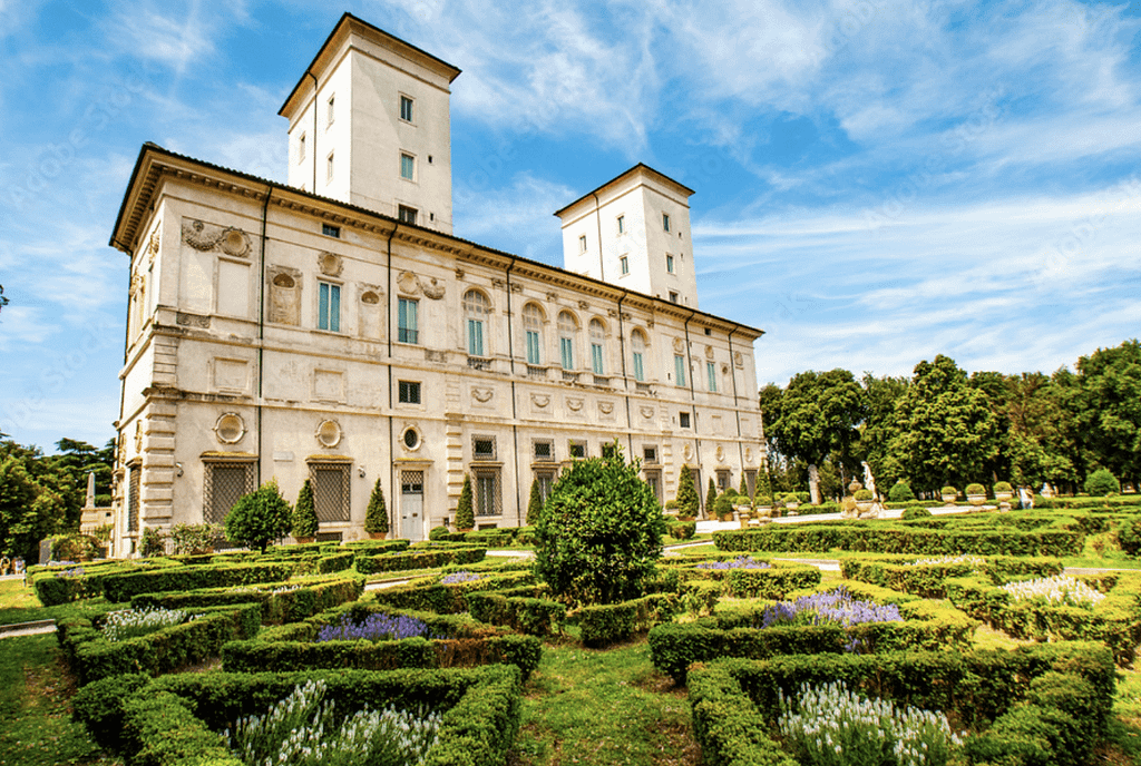 Villa Borghese Gardens, Rome, Italy