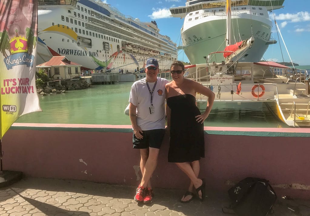 S, Who am I? Me and Mrs P! - Antigua 2017