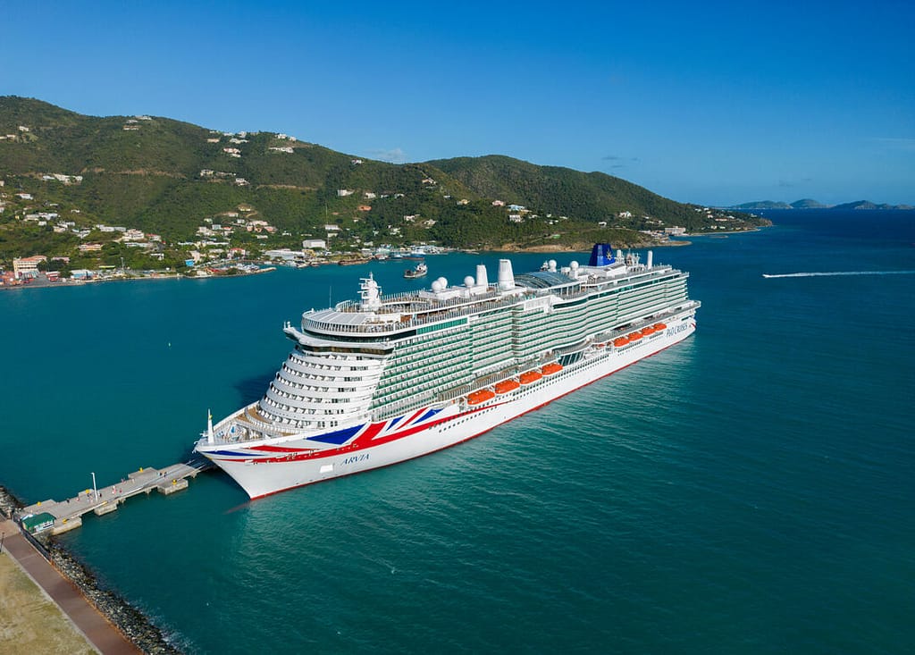 P&O Cruises Arvia in the Caribbean