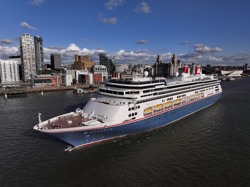 Fred. Olsen Cruise Lines’ Bolette in Liverpool