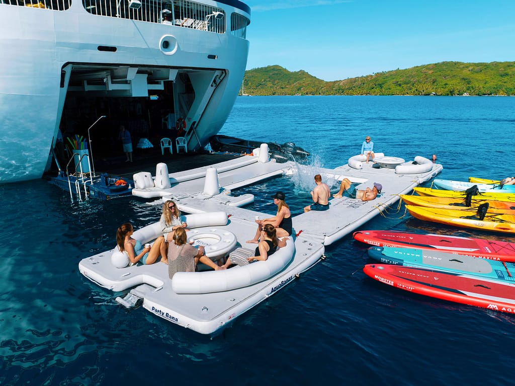 Windstar Cruises' Star Breeze in Bora Bora