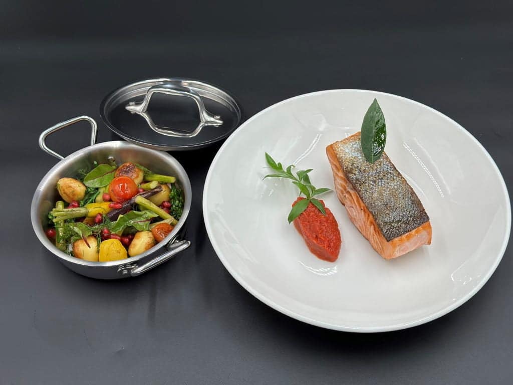 Crispy Skin Fresh Alaskan Salmon Fillet