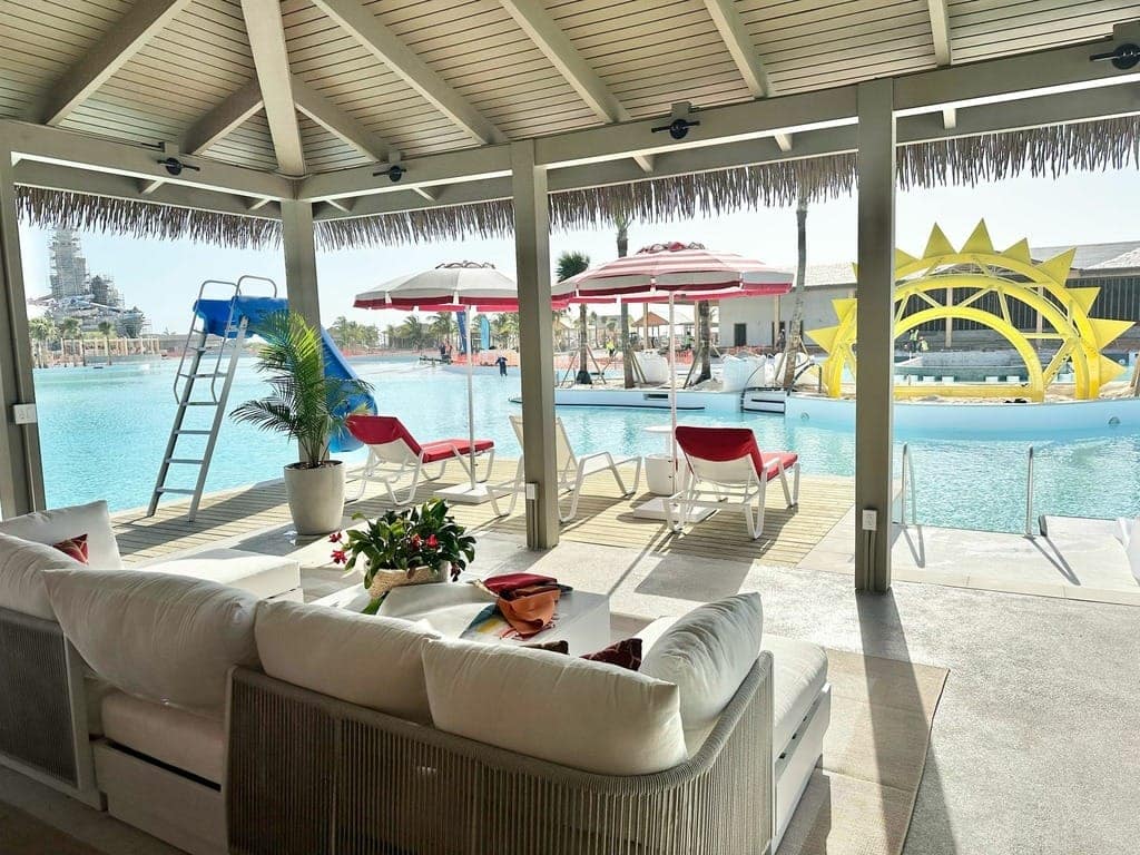View from an Over-the-Lagoon Super Villa at Calypso Lagoon