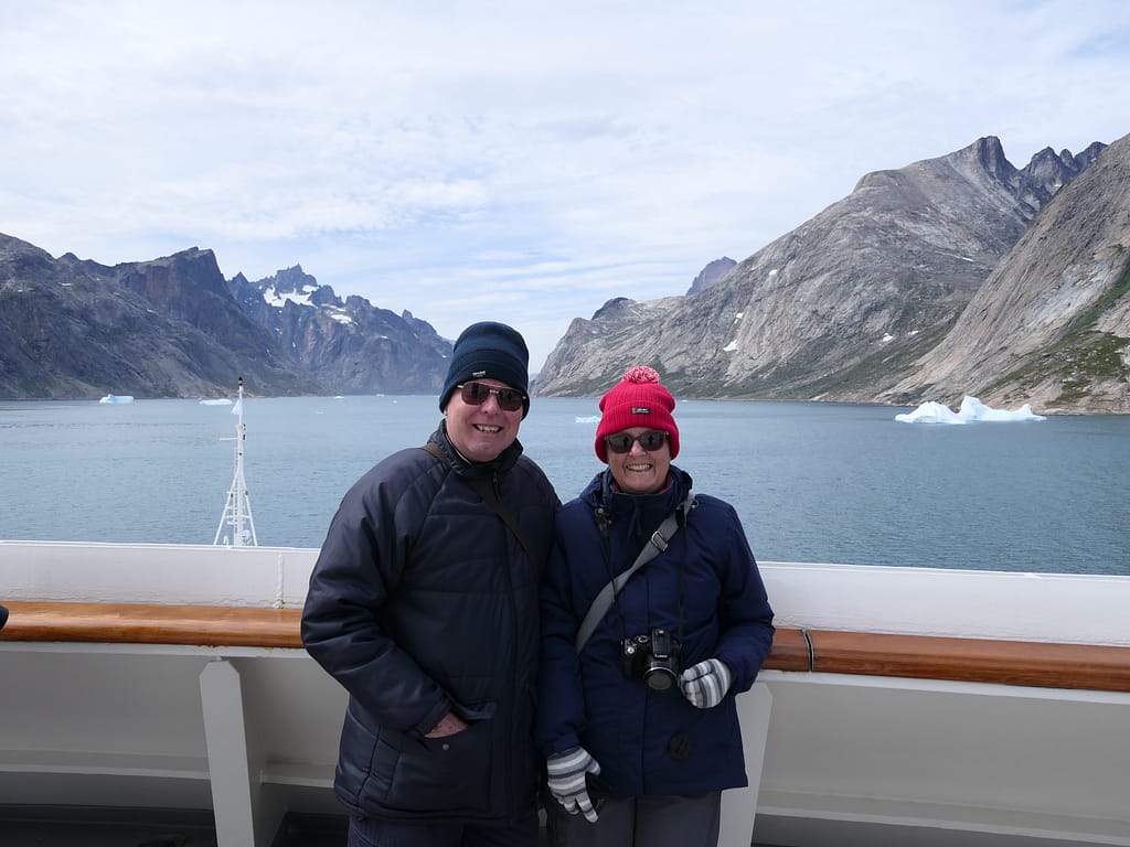 Fred. Olsen Cruise Lines - Lyn and Steve Stokes