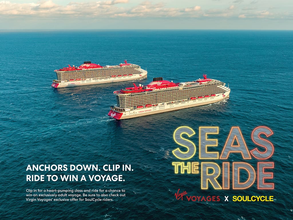'Seas The Ride' as Virgin Voyages collaborates with SoulCycle