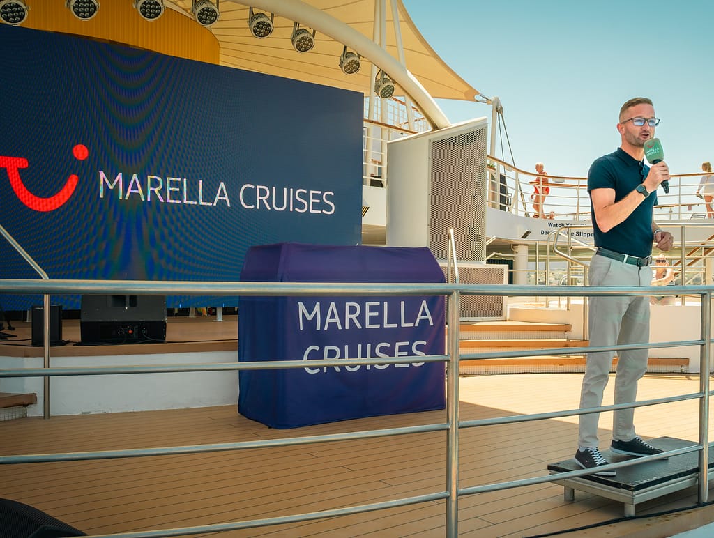 Scott Sanders, Cruise Director from Marella Cruises