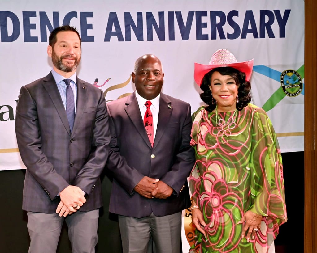 The Bahamas Prime Minister Philip Davis and U.S. Rep. Federica Wilson joined Carnival Corp. CEO Josh Weinstein - Carnival Cruise Line