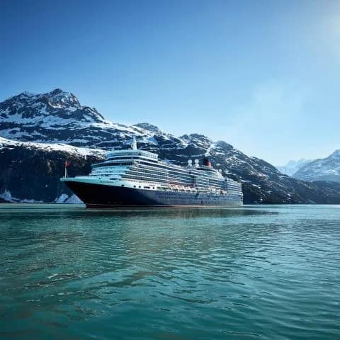 Cunards' Queen Elizabeth in Alaska