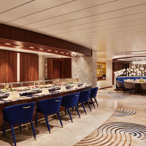 Umi Uma Restaurant, © 2023 Crystal Cruises Ltd