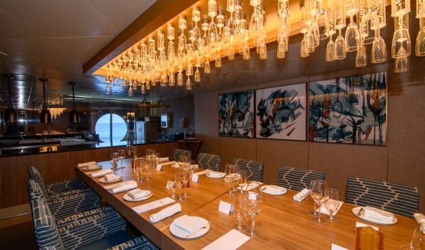 Carnival Cruise Lines' Carnival Miracle has a dedicated Chef's Table Venue