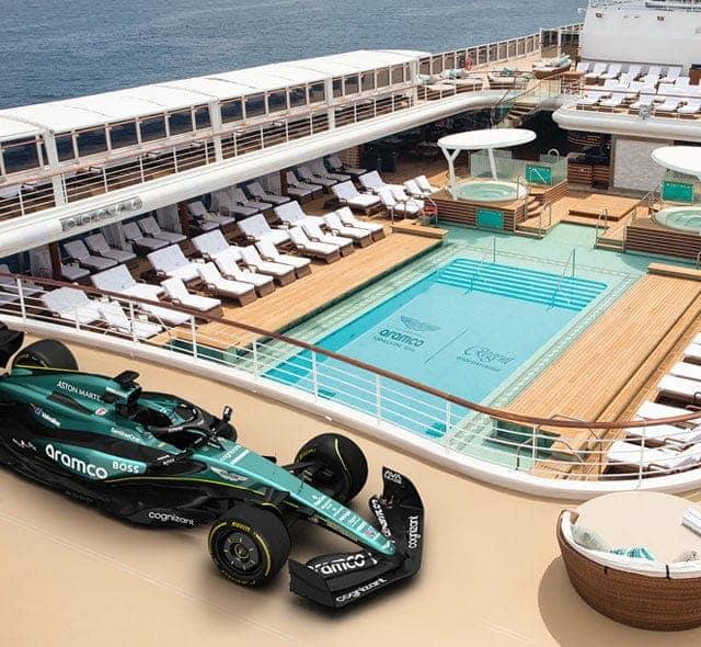 Regent Seven Seas Cruises team up with Aston Martin Aramco Formula One Team
