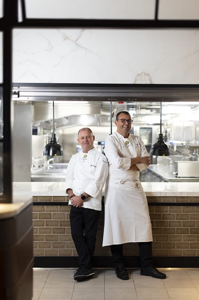 Chef Eric Barale and Chef Alexis Quaretti