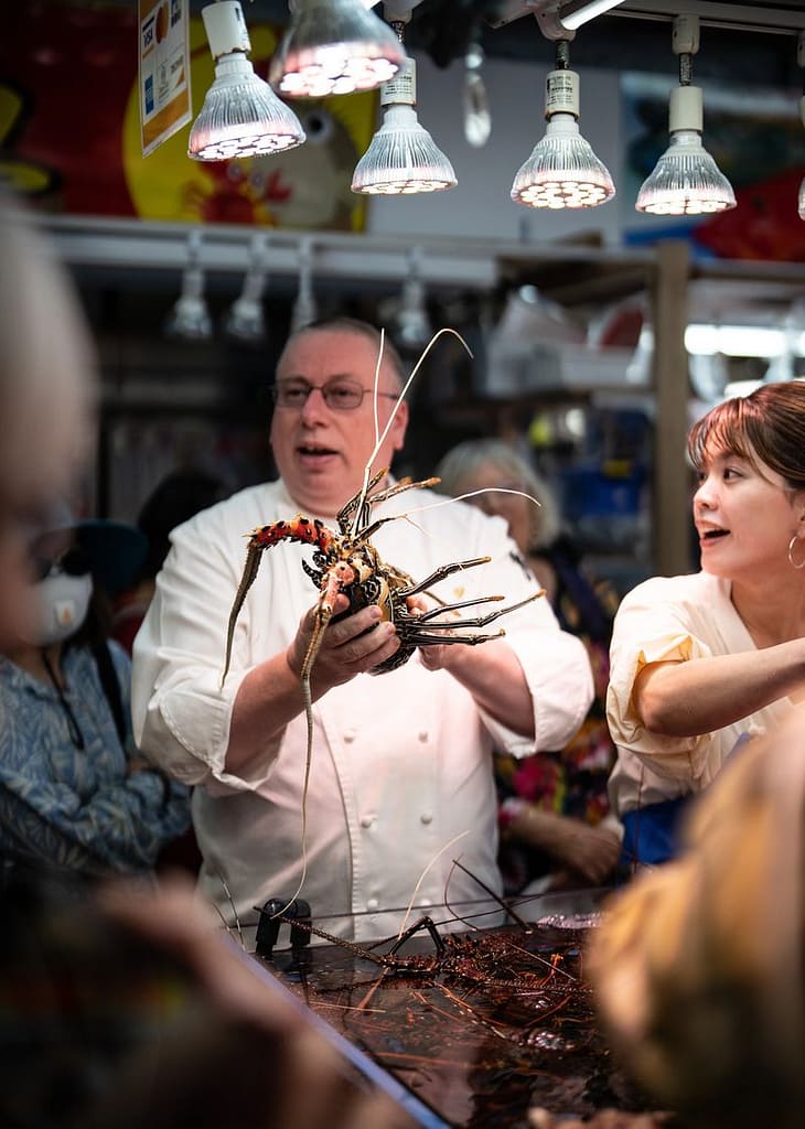 Seabourn, Nagasaki, Japan - Shopping with the chef