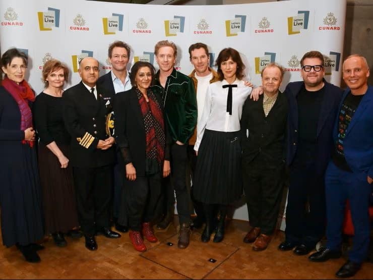 A star-studded cast took to the stage for a sold-out Letters Live show at the Southbank Centre’s Queen Elizabeth Hall.
