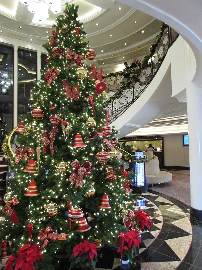 Grand Staircase During the Holidays
