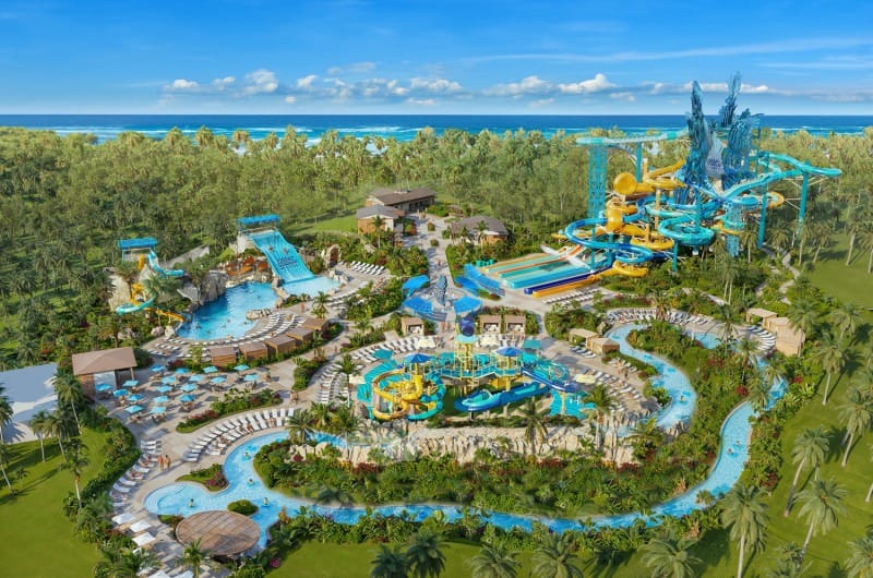 Norwegian Cruise Line's Great Tides Waterpark at Great Stirrup Cay, Bahamas