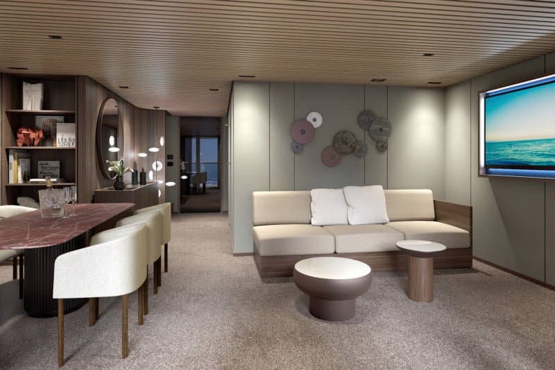 Norwegian Aqua Haven Duplex_Living Room Rendering