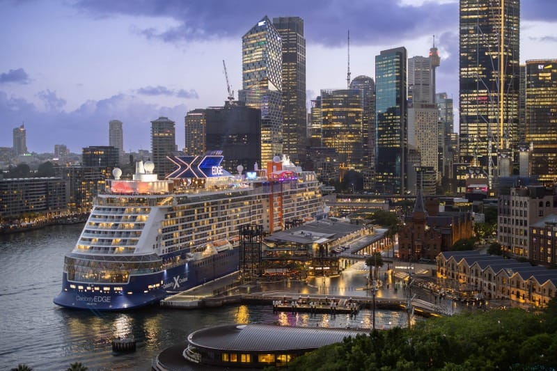 Celebrity Edge in Sydney, Australia