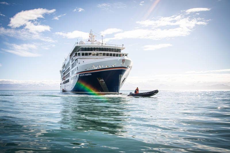 After a short cruise along the Baltic and North Sea coasts of Germany, the HANSEATIC inspiration explores dream polar destinations in the Arctic