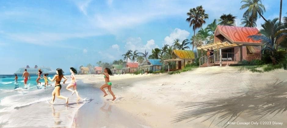 Disney Cruise Lines' Lookout Cay at Lighthouse Point - Rendered Image